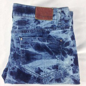 DKNY Jegging Pants Womens Tag Sz 08 Actual 30"x 30" Acid Wash Blue Used